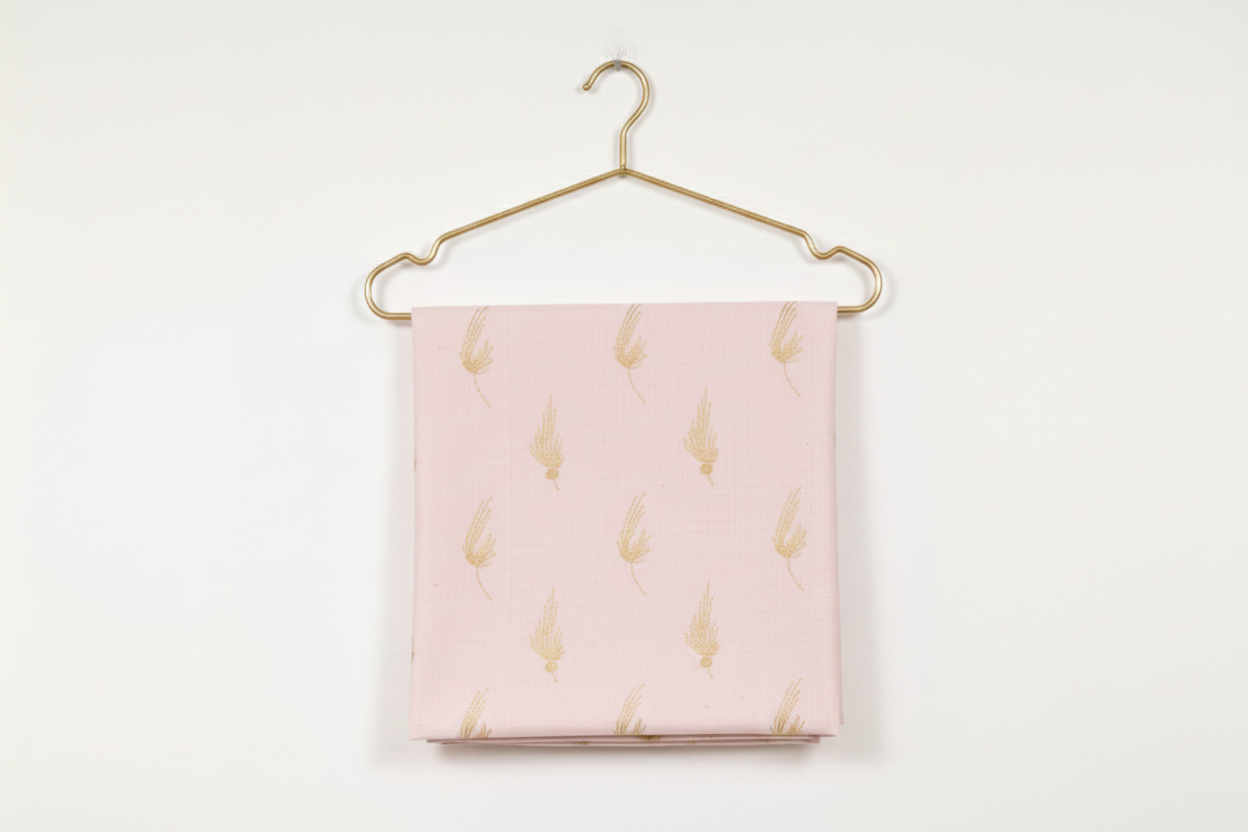 Dempé Sahel - Ensemble Traditionnel en Coton Premium rose dore