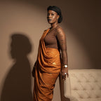 Dempé Sahel ASWAH - Ensemble traditionnel en coton premium avec body élégant