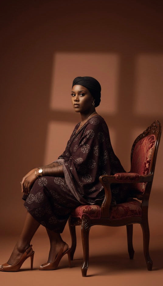 Dempé L'absolu ASWAH - Vêtement traditionnel africain élégant porté